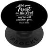Psalm Trust Tees Riponi la tua fiducia nel Signore Salmo 55:22 Scrittura Fede Dio PopSockets PopGrip Adesivo