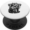 Gatto TShirt Grunge Gotico Vintage Alt Y Cat TShirt Spaventoso Gatto Gattino Spaventoso Halloween PopSockets PopGrip Adesivo