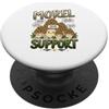 Foraging Mycologist Fungi Lover Designs Morel Support Morel Funghi Caccia PopSockets PopGrip Adesivo