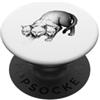 Gatto TShirt Grunge Gotico Vintage Alt Y Cat TShirt Spaventoso Gatto Gattino Spaventoso Halloween PopSockets PopGrip Adesivo