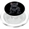 Ross Design Illustrazione Bulldog Stile Grafico Moderno PopSockets PopGrip per MagSafe