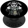 Grandio Design Introverted Intellectual I don't give a sheep divertente adulto dito medio maleducato agnello PopSockets PopGrip Adesivo