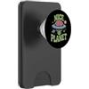 UFO Believer Nice Planet - Teschio UFO alieno retrò PopSockets PopWallet per MagSafe