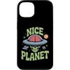 UFO Believer Custodia per iPhone 13 Nice Planet - Teschio UFO alieno retrò
