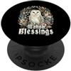 Mabon Blessings Paganism Fall Autumn Equ Mabon Blessings Ruota dell'anno Equinozio d'autunno pagano PopSockets PopGrip Adesivo