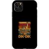 Dik Dik Animal Custodia per iPhone 11 Pro Max Retro Disk Dik