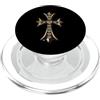 LUKE GALLERY The Eternal Heart in Pave Celtic Gold Cross PopSockets PopGrip per MagSafe