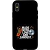 Woodworking Carpentry Apparel Custodia per iPhone X/XS Woodworker Made With Love And Sawdust Carpenter