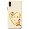 ENGAGEMENT WEDDING HONEYMOON MARRIED HEA Custodia per iPhone X/XS Gallina - velo da sposa, matrimonio WIFE moglie