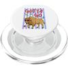 Retro Bison Designs Energetic Bison - Occhiali da sole anni '80 PopSockets PopGrip per MagSafe