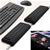 GOMETY Set di 2 poggiapolsi ergonomici a forma di L, 30 x 10 cm, poggiapolsi in memory foam antiscivolo