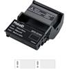 Makeid Etichette MakeID EP53, avvolgicavo auto-laminanti per cavi elettrici e dati, etichette PE integrate con cartuccia a nastro per stampante industriale portatile EP53