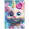 TheCartoonWorld DIARIO AGENDA SCUOLA SEVEN, 2026/2027, SJ GANG Animal GIRL (Gattino Stellare)