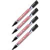Edding - Pennarello per biancheria 8040 4 × nero
