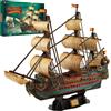 Puzzle 3D Spagna Il Modello Di Nave E Barca San Felipe, Decorazione Artigianale