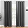 Sekey Tenda oscurante, 1 pezzo, larghezza 140 x altezza 175 cm, in poliestere con funzione termica, occhielli per appenderla