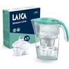 LAICA Stream Line bi-flux healthexpert Caraffa Filtrante - 2,3L Verde Acqua