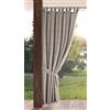 Eurofirany Tenda da giardino per esterni con passanti in, 1 pezzo, oscurante e resistente alle intemperie, protezione UV, per balcone, terrazza, pergola, gazebo, 220 x 155 cm (altezza x larghezza