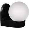 ONLI Applique Globo, Bianco Opaco E Nero