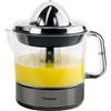 Bestron Spremiagrumi, 0,7 L, Caraffa Rimovibile, Coperchio Trasparente, Due Coni per Agrumi Piccoli e Grandi, Doppio Senso di Rotazione, 40 W, Colore: Grigio Metallizzato Scuro