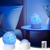 Growalleter Proiettore di luci boreali, proiettore di luce aurora ricaricabile a 16 colori, lampada a onde oceaniche galassie, illuminazione d'atmosfera remota per camera da letto, soffitto per feste, sala giochi