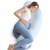 momcozy Cuscino Gravidanza J Compatto Jersey Cotone Laterale
