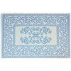 Casatessile Tappeto Bagno Cotone Augusta - Azzurro, 60x120 cm.