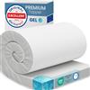 ELONEO Gel Topper 90x190cm, coprimaterasso in schiuma memory gel alta 8 cm, rivestimento in rete 3D traspirante, comodo coprimaterasso per letto e letto boxspring, incl. passanti angolari