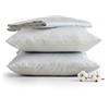 Dalfilo Set Lenzuola Una Piazza e Mezza, Parure Lenzuola, 100% Percalle di Cotone 200 TC, 1 Lenzuolo Sopra Ampio + 2 Federe a Sacchetto, Made in Italy, Traspiranti, Delicate sulla Pelle