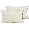 Cieffepi Home Collections Federa Copricuscino MULTICOLOR (Set 2 Federe 30x50 cm, Panna)