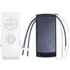HpLive Kit telecomando per ventilatori a soffitto, telecomando per regolazione di tempo e velocità, cambio a 3 velocità (220 V)