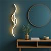 Arcadia Applique da Parete Interno LED 60 cm 16W 2200 Lumen 4500K Luce Naturale - Lampada da Muro Moderna per Soggiorno, Bagno, Cucina, Camera da Letto e Corridoio - Mod. Penelope (Bianco - 1 Unità)