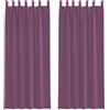 vidaXL Tende in Voile con Passanti 2 pz Viola 140x260 cm, Tenda a Rete, Tenda Trasparente, Voile per Finestra, Trattamento Finestra, Tenda Pura Voile