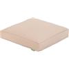 Gardenista Quadrato Cuscino da pavimento 60x60cm, Cuscino per Sedia Resistente all'acqua per Interni e per Esterni, Trapuntato Cuscino per Mobili da Giardino Morbido e Leggero (1, Pietra)