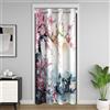 Homemissing Fiori di ciliegio Tende per interni Soggiorno Camera da letto Privacy 1 Pannello, Stile giapponese Tenda per porta 86x203cm Fuji Mountain Tende per interni Sakura Fiore Finestra Tenda