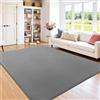 SHACOS Tappeti Grigio Soggiorno Grande 160x230 cm Tappeto Lavabile Antiscivolo Morbidi Tappeto per Camera da Letto, Soggiorno e Camera dei Bambini