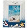 LEEMASING 6 pollici Nautico Beach Theme Design Cornice Cornice Portafoto Da Tavolo in Decorazione Mediterranea Per Parete o Da Tavolo Adatta per foto 4x6 pollici (B)