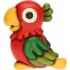 THUN - Pappagallo Gioioso, Formato Grande - Living, Arredare la Casa - Idea Regalo - Linea Yucatan - Ceramica - 18,2x13,5x20 cm h