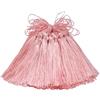 Hetuyon 100 pezzi mini ciondoli nappe setose fatti a mano per segnalibri fai da te, creazione di gioielli, borse, decorazione portachiavi, ghirlande e accessori per feste (rosa chiaro)