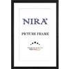 NiRa Cornice foto in legno 25 x 40 cm in Nero opaco | Dimensione selezionabile | Cornici per poster | Puzzle | collage di foto HD073