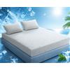 Tata Home Coprimaterasso Matrimoniale Rinfrescante Antiacaro Salva Materasso Letto 2 piazze 180x200 Altezza fino a 25 cm con Angoli Elasticizzati Mod. Thermo Solution