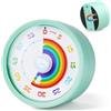 Voniobuy Timer Visivo per Bambini, Timer di 60 Minuti | Con Funzionamento Silenzioso, per L'apprendimento, Efficace del Tempo