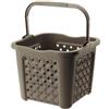 Kreher Cesta Biancheria Arianna con Manico Lt 25 Wenge Lavabile sotto Acqua Reciclabile Plastica Rettangolare Marrone