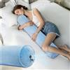 ONTYZZ Cuscino per dormire sul fianco, gonfiabile, per adulti e bambini, per chi dorme sul fianco, per abbracciare schiena, collo, 120 x 20 cm