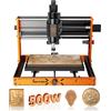 ACMER Ascarva 3 S 500 W, fresatrice CNC, area di lavoro 30 x 18 x 7,8 cm, per legno, plastica, metallo, acrilico, MDF, nylon, intaglio e taglio
