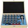 MINUS ONE ER40, set di pinze a molla di precisione, Ø 4 - 26 mm, MK4 M16/MK3 M12, 23 pezzi