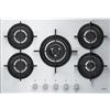 Franke Crystal Steel Pro FHCR 755 4G TC HE XA C Acciaio inox Da incasso 75 cm Gas 5 Fornello(i)