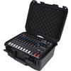 Yamnweo X-960D - Mixer alimentato professionalmente a 8 canali con amplificatore potente, scheda audio all-in-one per altoparlanti passivi da 15 pollici, 99 effetti DSP, EQ grafico a 7 bande, Bluetooth/USB