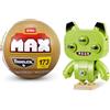 Max Build More Mattoncini in Plastica Premium della Fuggler Baddies Collection (Annoyed Alien Neon Verde) di ZURU, costruzioni di mostri glam verdi,