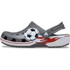 Crocs Classic Soccer Band Clog K, Zoccoli Unisex - Bambini e Ragazzi, Grigio Ardesia, 28/29 EU